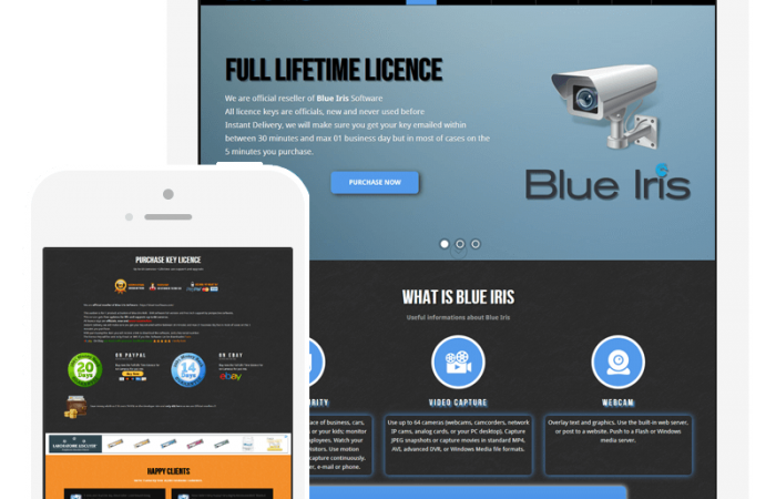 Le site officiel de BLUE IRIS - USA - Système de sécurité