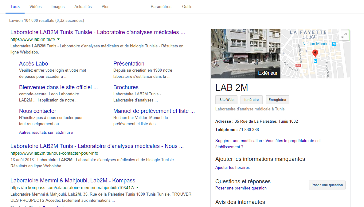 lab2m search