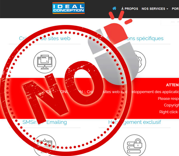 IDEAL NO RIGHT CLICK JOOMLA PLUGIN