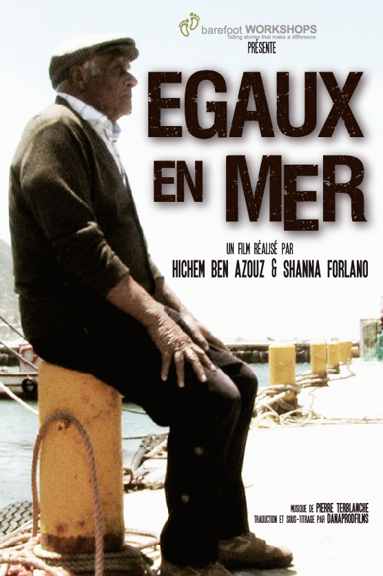 AFFICHE DU FILM DOCUMENTAIRE EGAUX EN MER (Afrique du Sud) 