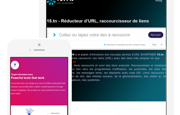 15.tn - Le 1er réducteur de lien 100% Tunisien