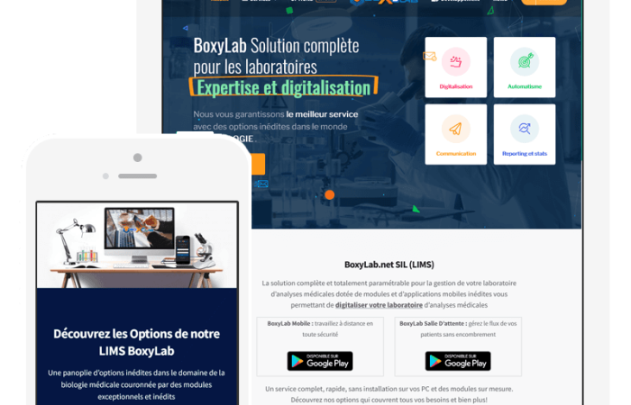 BoxyLab Système de gestion de l'information du laboratoire