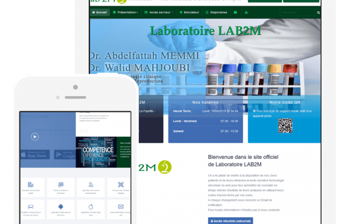 Le site officiel du laboratoire LAB2M